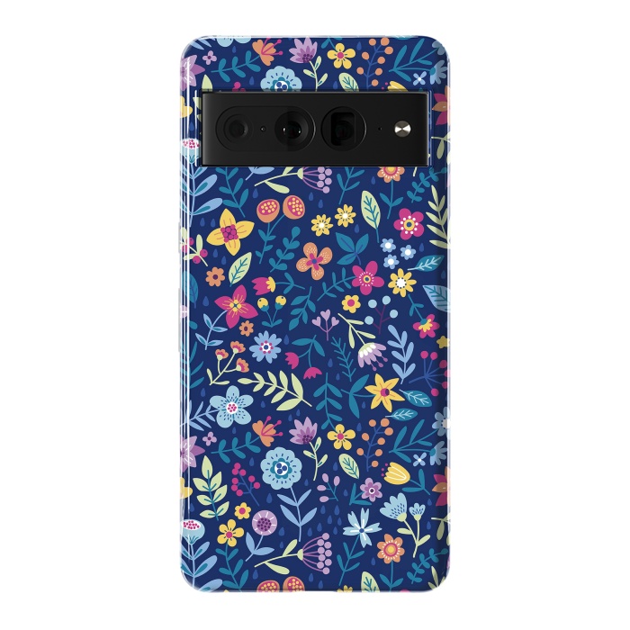 Pixel 7 Pro StrongFit Multicolor Beautiful Flowers  by ArtsCase