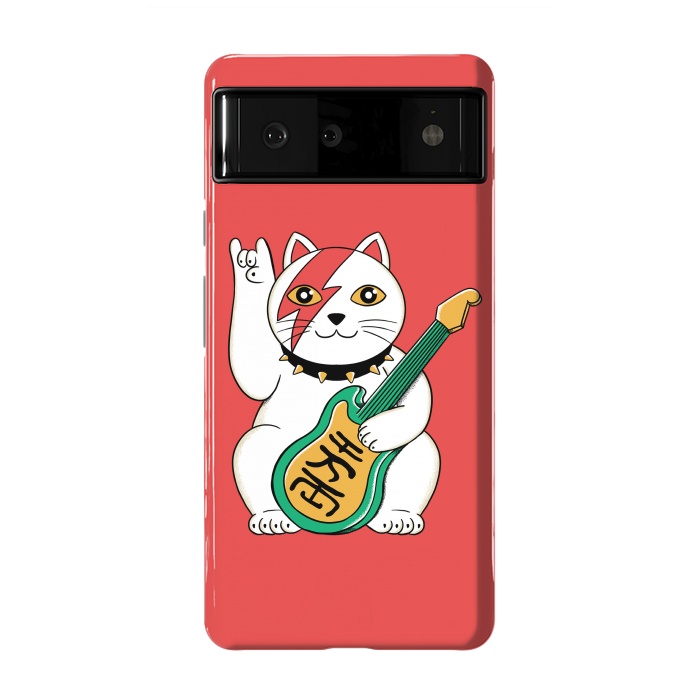 Pixel 6 StrongFit Cat Lucky by Coffee Man