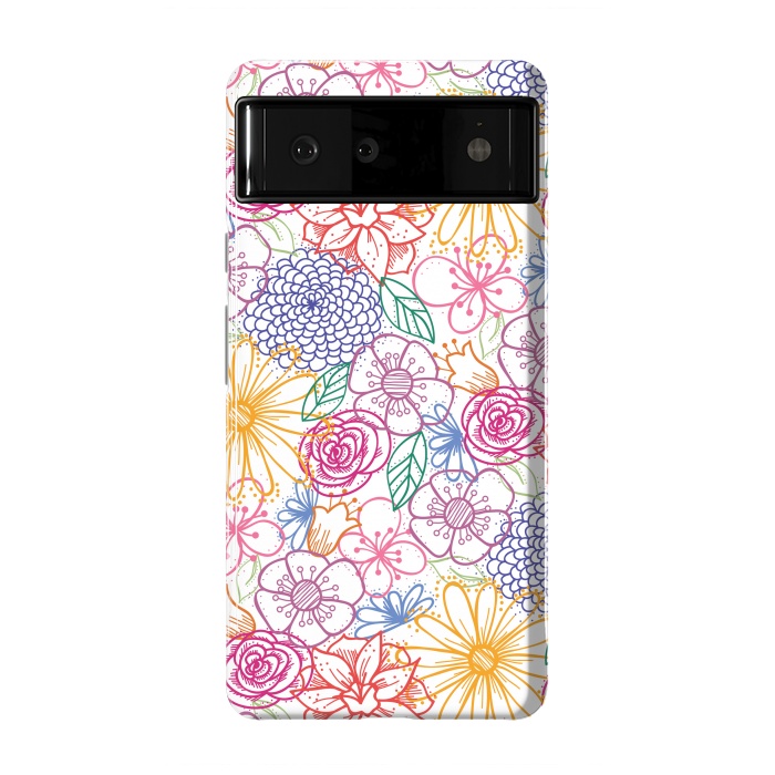 Pixel 6 StrongFit Summer Bright Floral by TracyLucy Designs