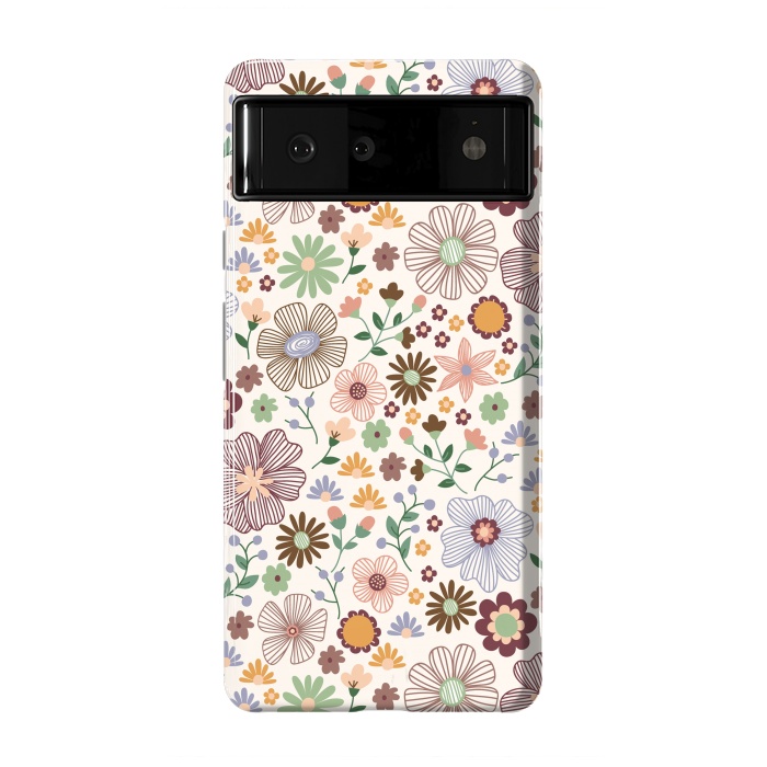 Pixel 6 StrongFit Autumn Wild Bloom by TracyLucy Designs