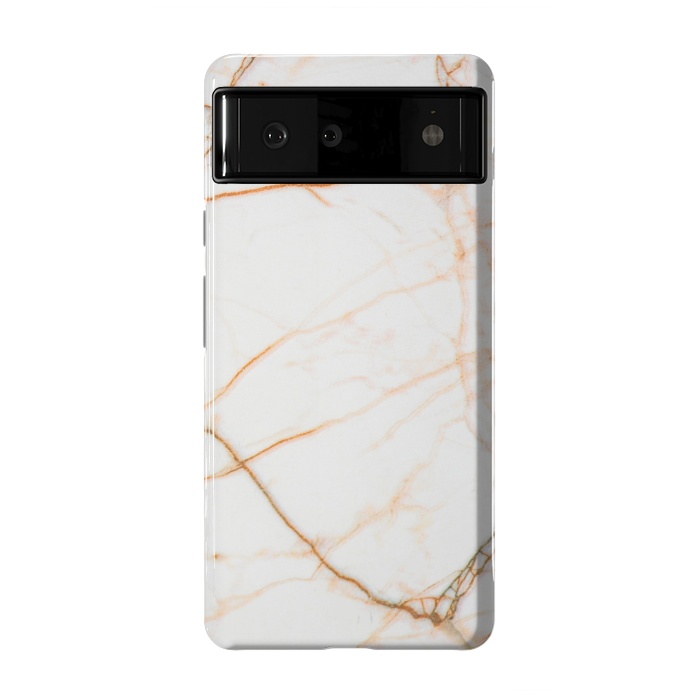 Pixel 6 StrongFit Gold marble by Winston