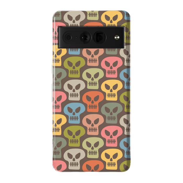 Pixel 7 Pro StrongFit Skulls by Majoih