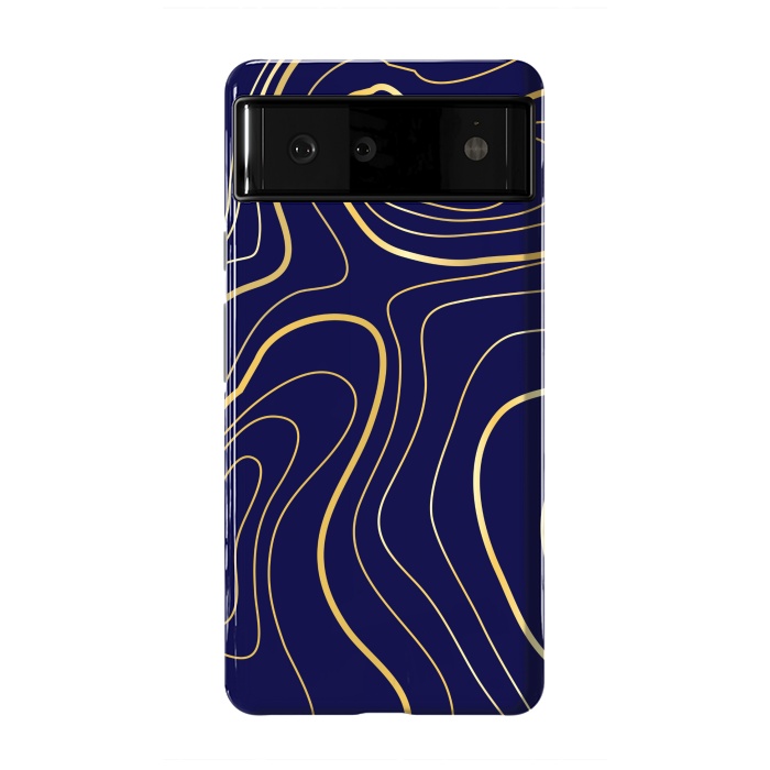 Pixel 6 StrongFit golden abstract lines by MALLIKA