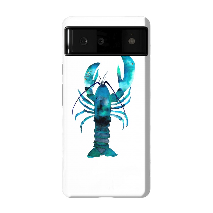 Pixel 6 StrongFit Blue Lobster by Amaya Brydon