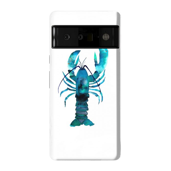 Pixel 6 Pro StrongFit Blue Lobster by Amaya Brydon