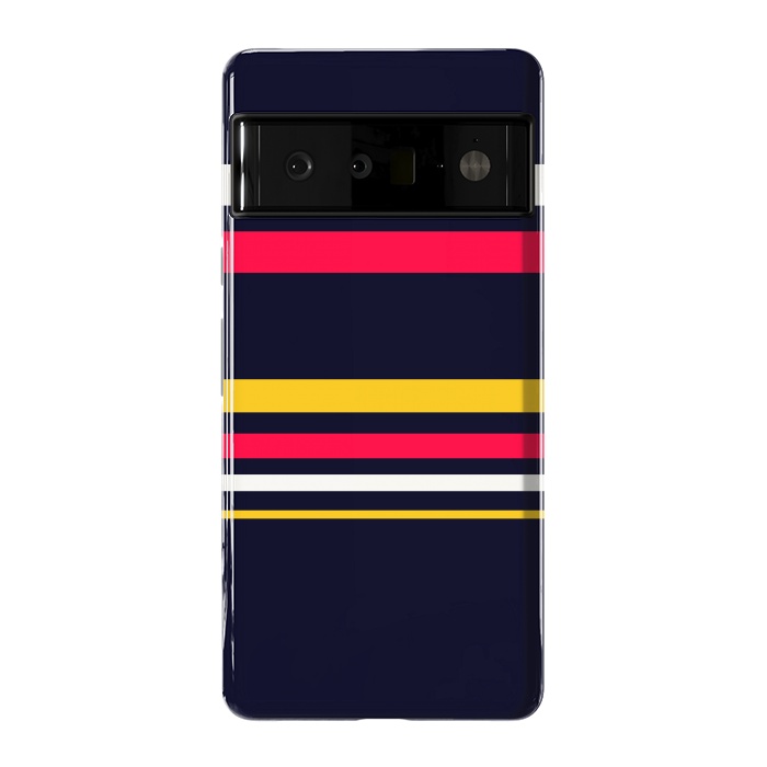 Pixel 6 Pro StrongFit Flat Colorful Stripes by TMSarts