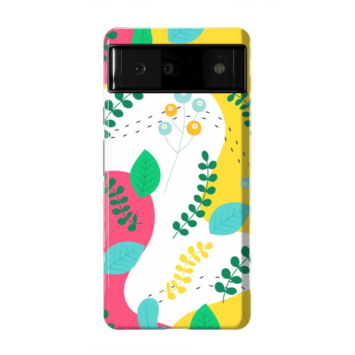 Pixel 6 StrongFit ABSTRACT FLORAL PATTERN 3  by MALLIKA