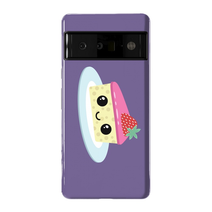Pixel 6 Pro StrongFit Cute cheesecake by Laura Nagel