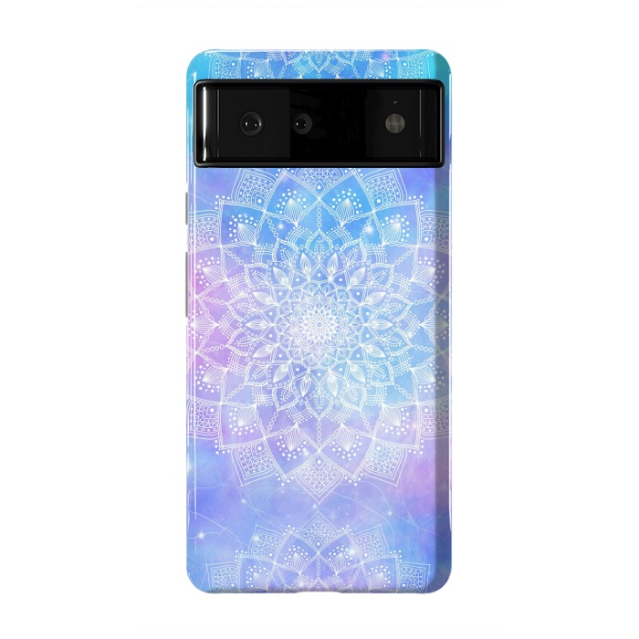 Pixel 6 StrongFit Galaxy mandala pastel by Jms