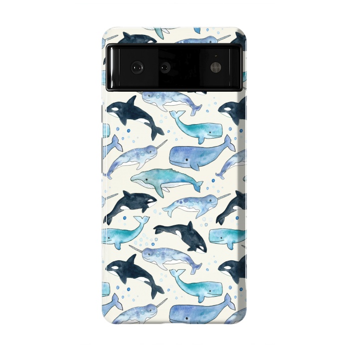 Pixel 6 StrongFit Whales, Orcas & Narwhals by Tangerine-Tane