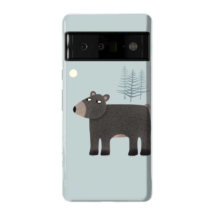 Pixel 6 Pro StrongFit The Bear, the Trees and the Moon by Nic Squirrell