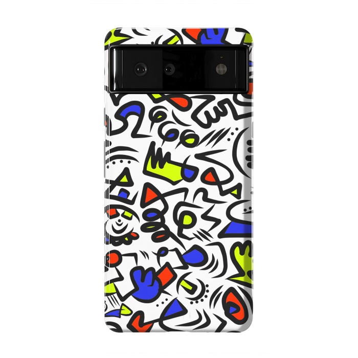 Pixel 6 StrongFit Mondrian Abstract by Hanny Agustine