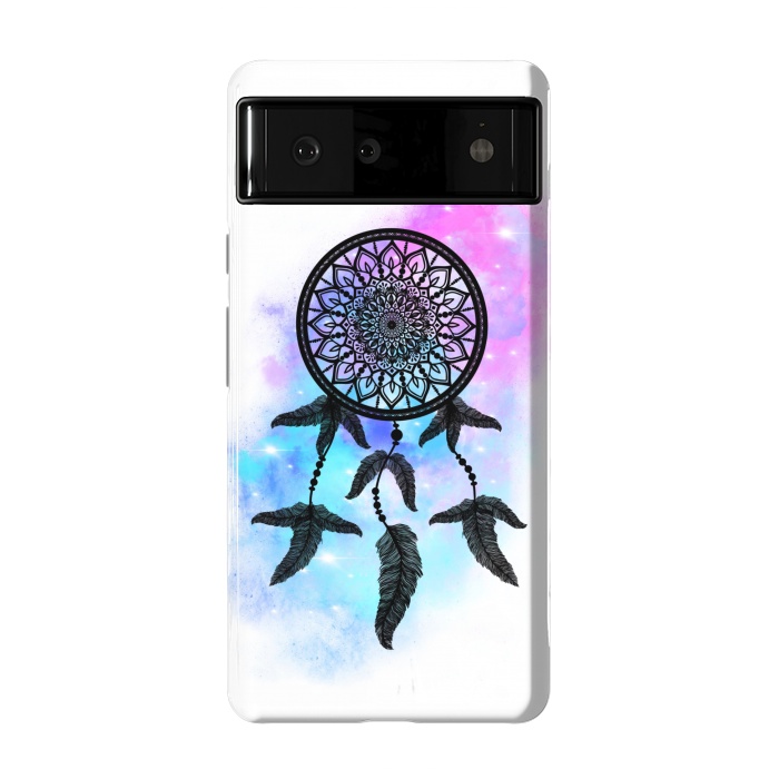 Pixel 6 StrongFit Black dreamcatcher by Jms