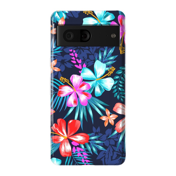 Pixel 7 StrongFit Beautiful Tropical Design Leave and Flowers by ArtsCase