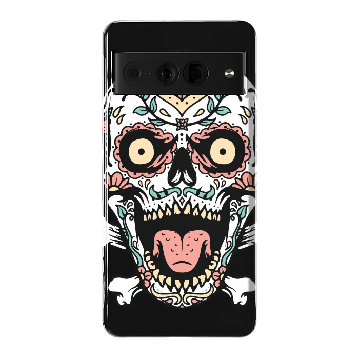 Pixel 7 Pro StrongFit Mexican Skull 1 by Afif Quilimo