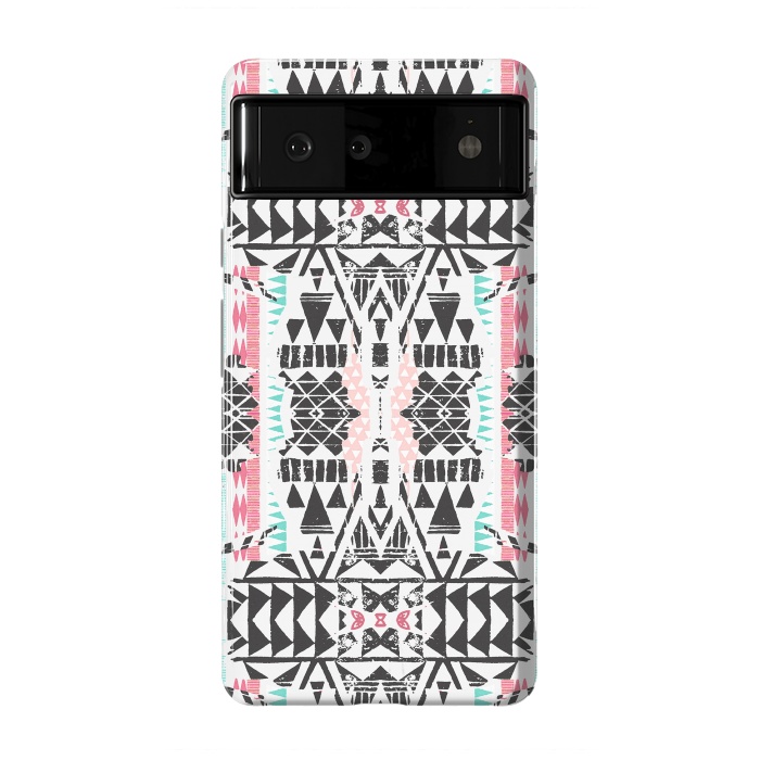 Pixel 6 StrongFit Playful tribal ethnic triangles by Oana 