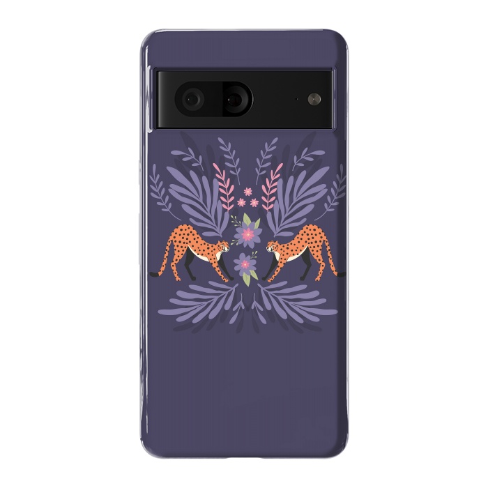 Pixel 7 StrongFit Cheetahs pair purple by Jelena Obradovic