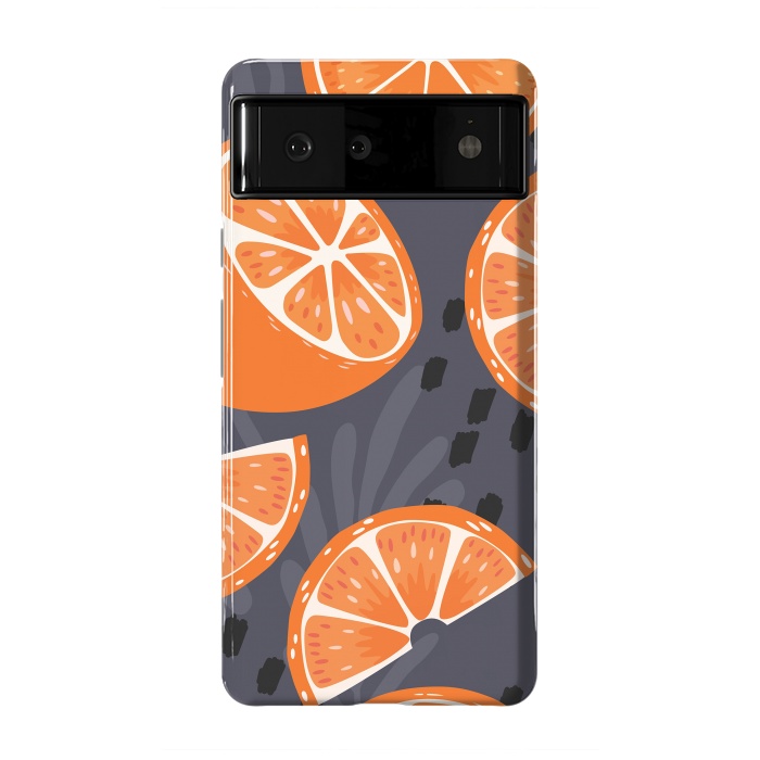 Pixel 6 StrongFit Orange pattern 02 by Jelena Obradovic