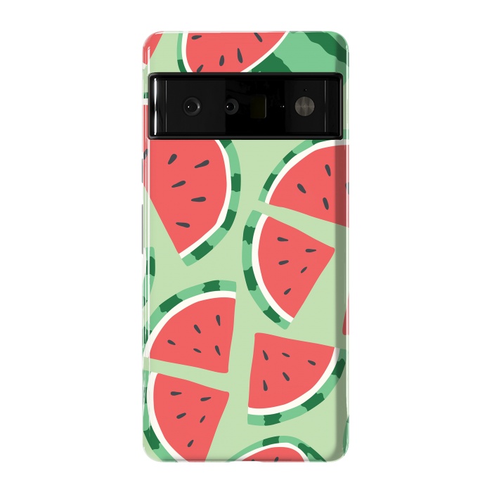 Pixel 6 Pro StrongFit Watermelon pattern 01 by Jelena Obradovic