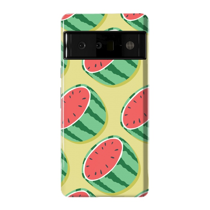 Pixel 6 Pro StrongFit Watermelon pattern 02 by Jelena Obradovic