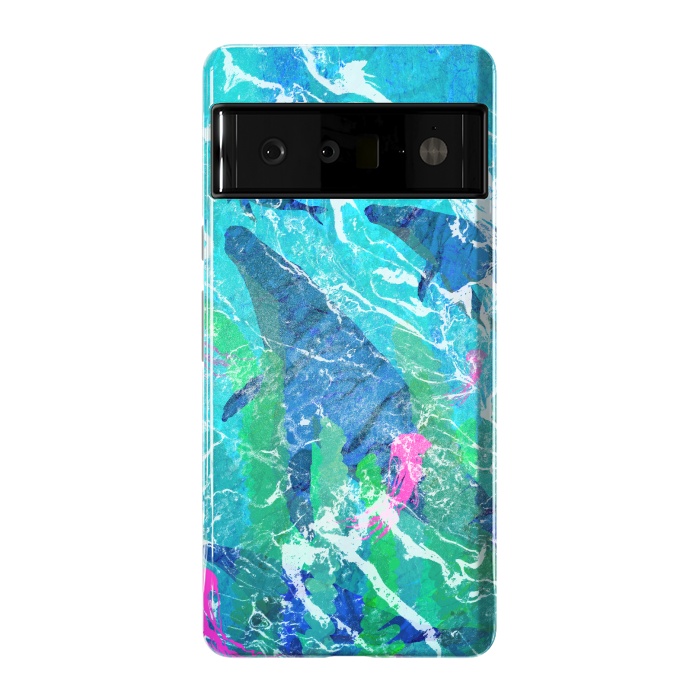 Pixel 6 Pro StrongFit The ocean whales by Steve Wade (Swade)