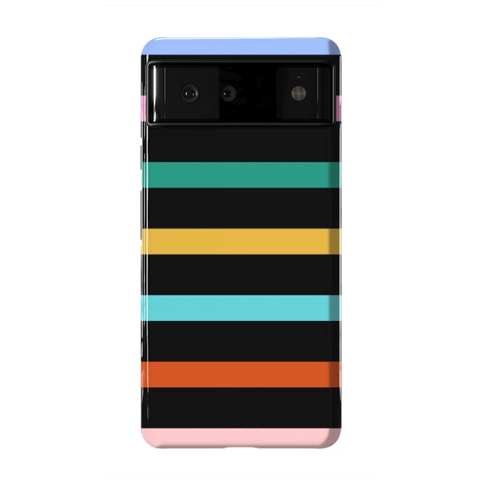 Pixel 6 StrongFit Colored Stripes by TMSarts