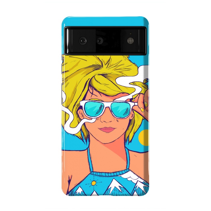 Pixel 6 StrongFit The summer girl by Steve Wade (Swade)