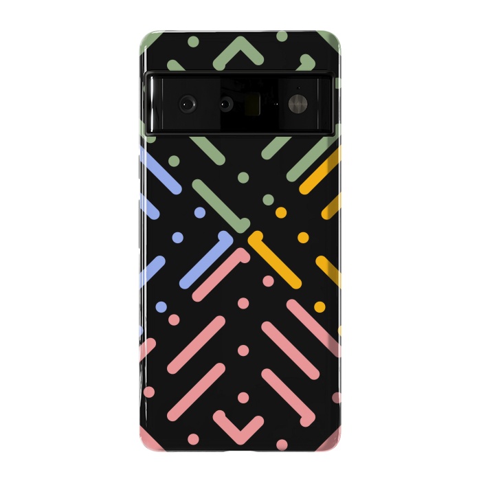 Pixel 6 Pro StrongFit Digital Line and Dots  by TMSarts
