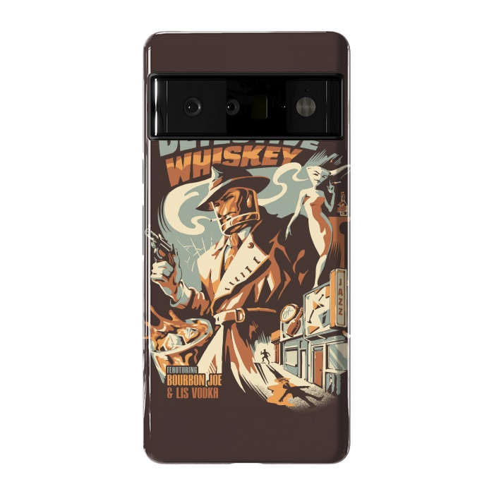 Pixel 6 Pro StrongFit Detective Whiskey by Ilustrata
