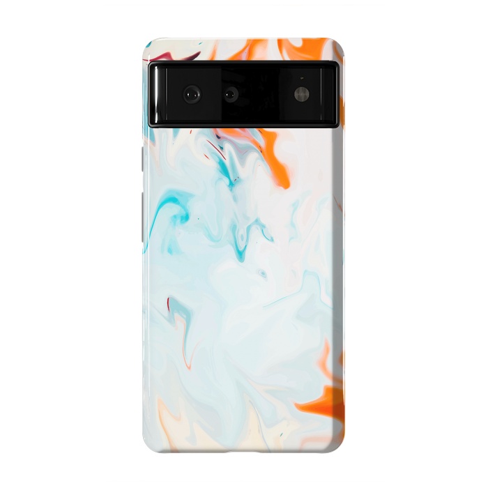 Pixel 6 StrongFit Abstract Marble-I by Creativeaxle