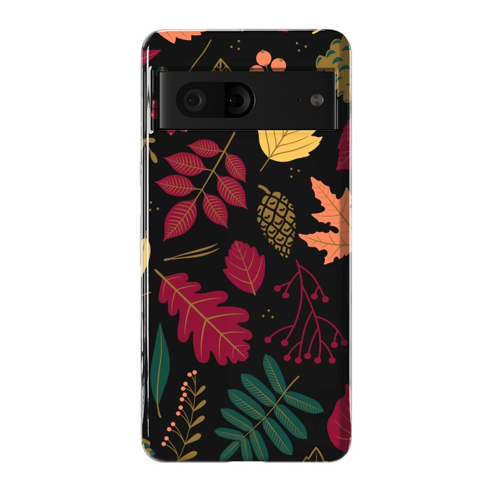 Pixel 7 StrongFit Autumn Pattern With Leaves by ArtsCase