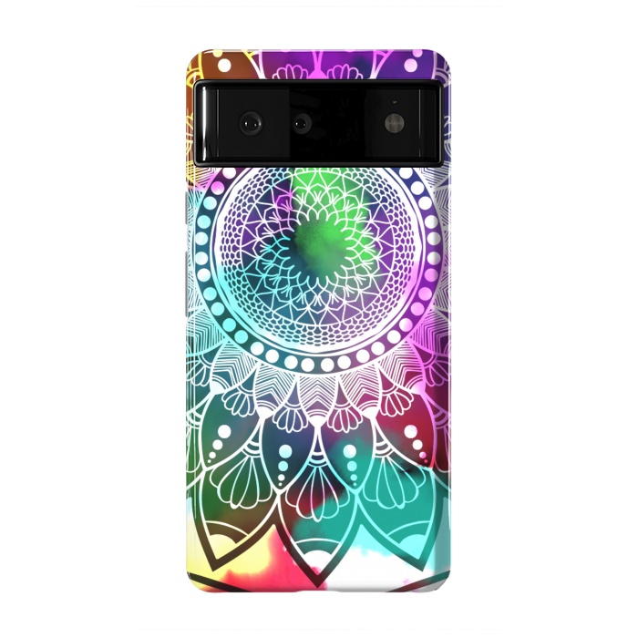 Pixel 6 StrongFit Digital art Painting and Mandala Graphic Design by ArtsCase