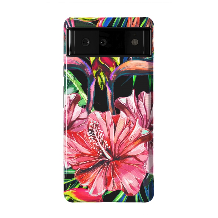 Pixel 6 StrongFit Beautiful Trendy Seamless Floral Jungle Pattern by ArtsCase