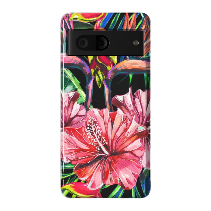 Pixel 7 StrongFit Beautiful Trendy Seamless Floral Jungle Pattern by ArtsCase