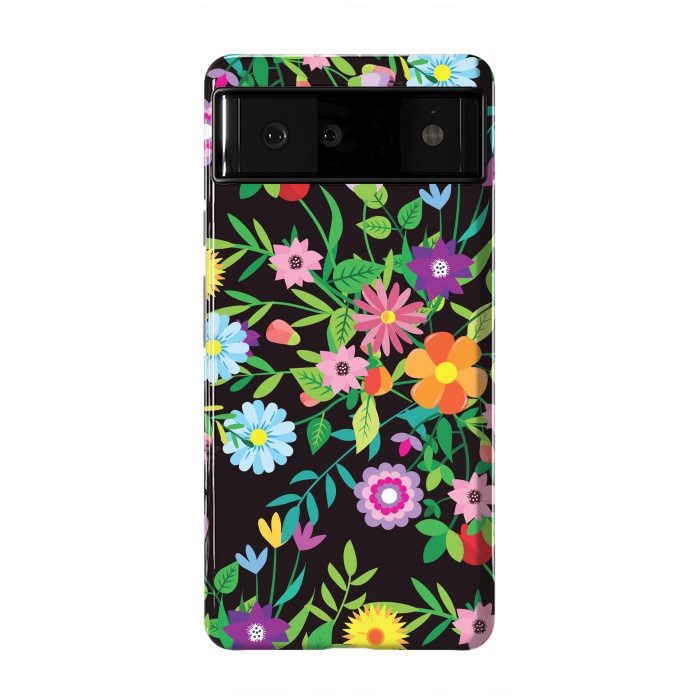 Pixel 6 StrongFit Pattern Doodle Spring by ArtsCase