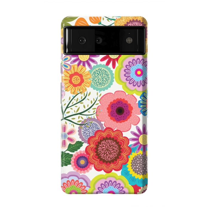 Pixel 6 StrongFit Seamless Pattern with Flowers XI by ArtsCase