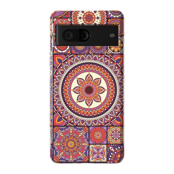 Pixel 7 StrongFit Mandala Pattern Design with Period Decorative Elements by ArtsCase
