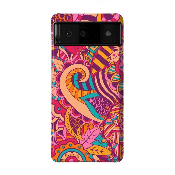 Pixel 6 StrongFit Modern Paisley ART by ArtsCase