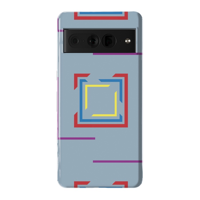 Pixel 7 Pro StrongFit Seamless Pattern Blue by ArtsCase