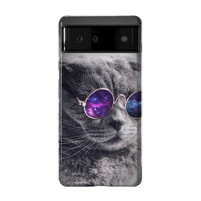 Pixel 6 StrongFit Cat wearing sunglasses  by Winston