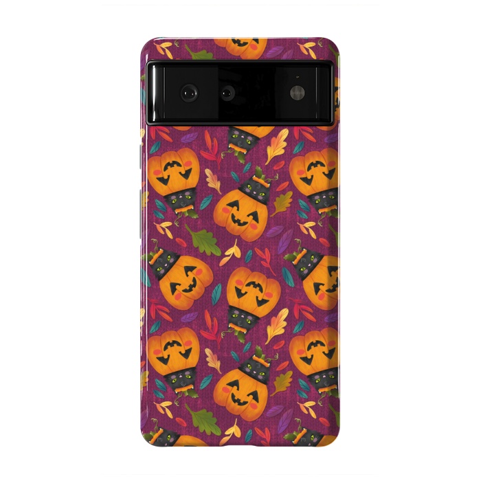 Pixel 6 StrongFit Pumpkin Kitty by Noonday Design