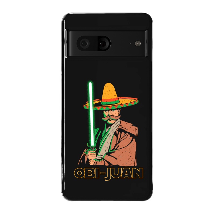 Pixel 7 StrongFit Obi Juan Funny Mexican Sombrero Cinco de Mayo by Vó Maria