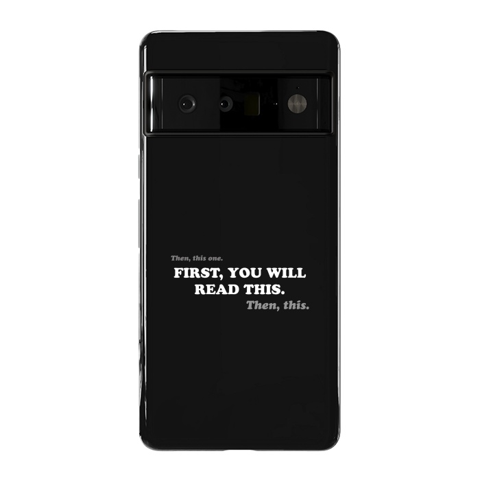 Pixel 6 Pro StrongFit Don't Read - Funny Book Lover by Vó Maria