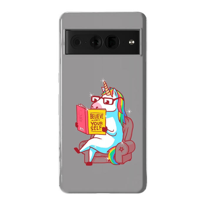Pixel 7 Pro StrongFit Unicorn Believe Yourself Self Affirmation Book by Vó Maria