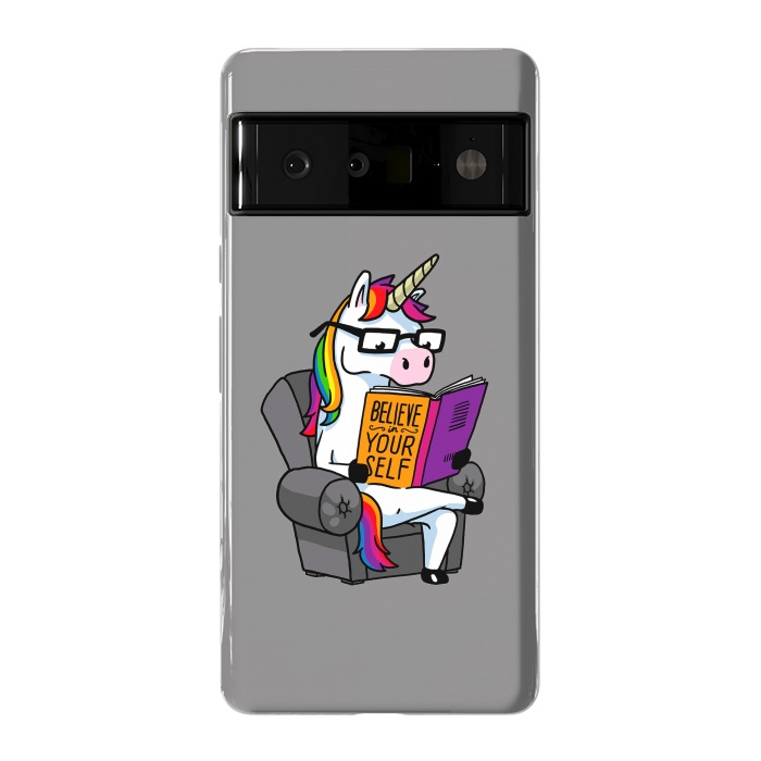 Pixel 6 Pro StrongFit Unicorn Believe Yourself Self Affirmation Book Vol 1 by Vó Maria
