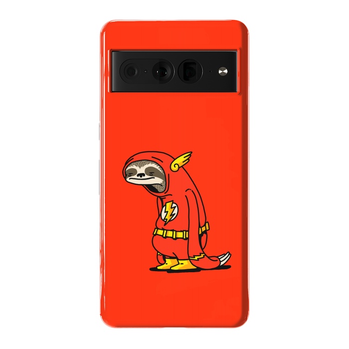 Pixel 7 Pro StrongFit The Neutral Sloth Lazy Super Hero by Vó Maria