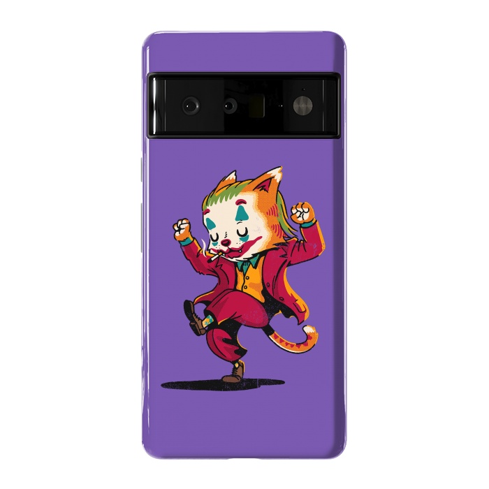 Pixel 6 Pro StrongFit Joker Cat by Vó Maria