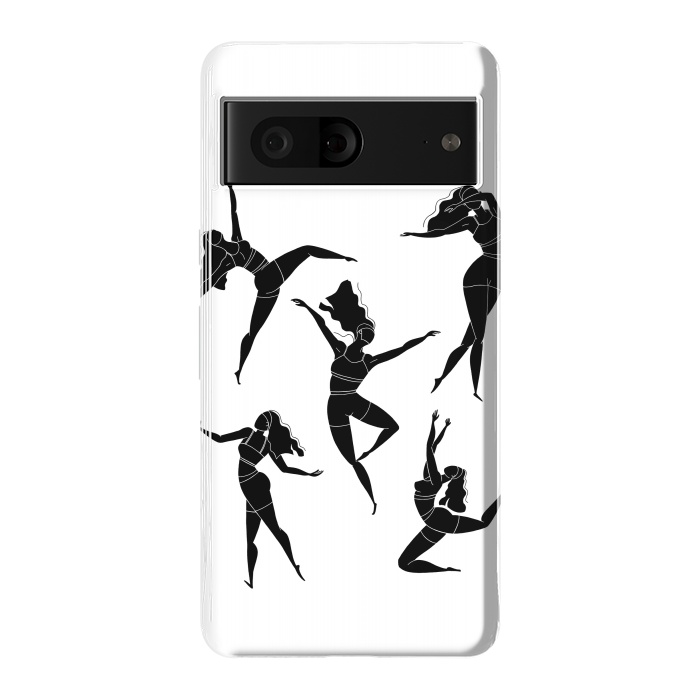 Pixel 7 StrongFit Dance Girl Black and White by Jelena Obradovic