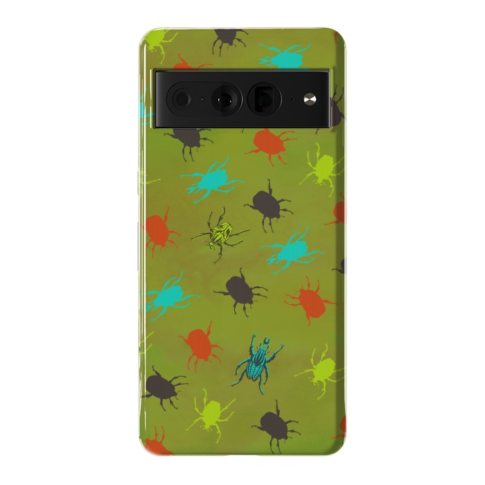 Pixel 7 Pro StrongFit Beetles & Bugs by Lotti Brown