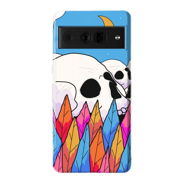 Pixel 7 Pro StrongFit Skulls behind a forest by Steve Wade (Swade)